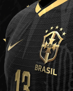 nova camisa da seleção brasileira preta